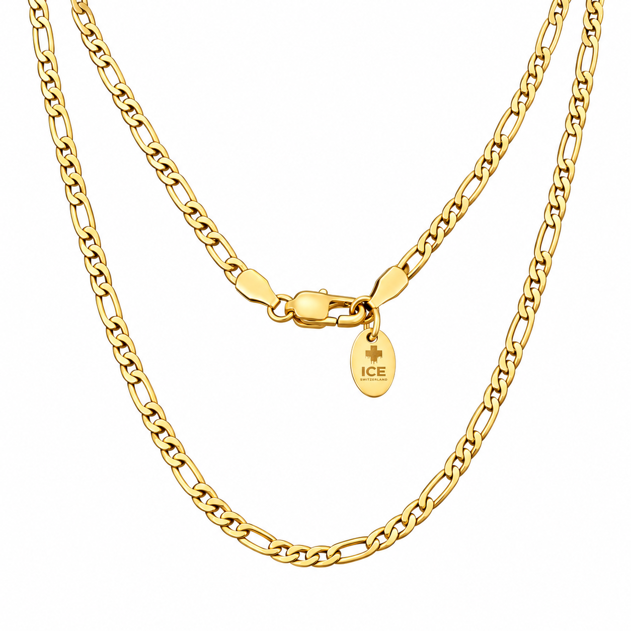 Figaro Kette – 3mm – 18k Gold