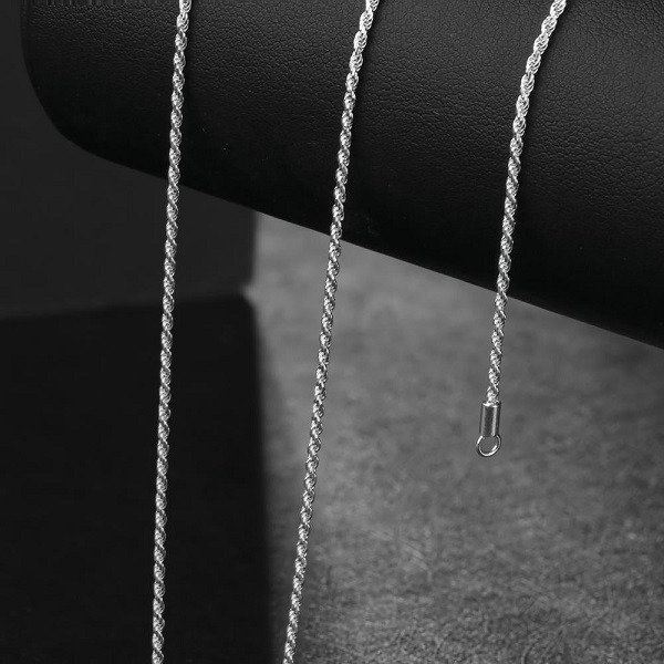 Rope Chain – 1.4mm – Echtsilber - kleine Grösse 40cm – Bild 4