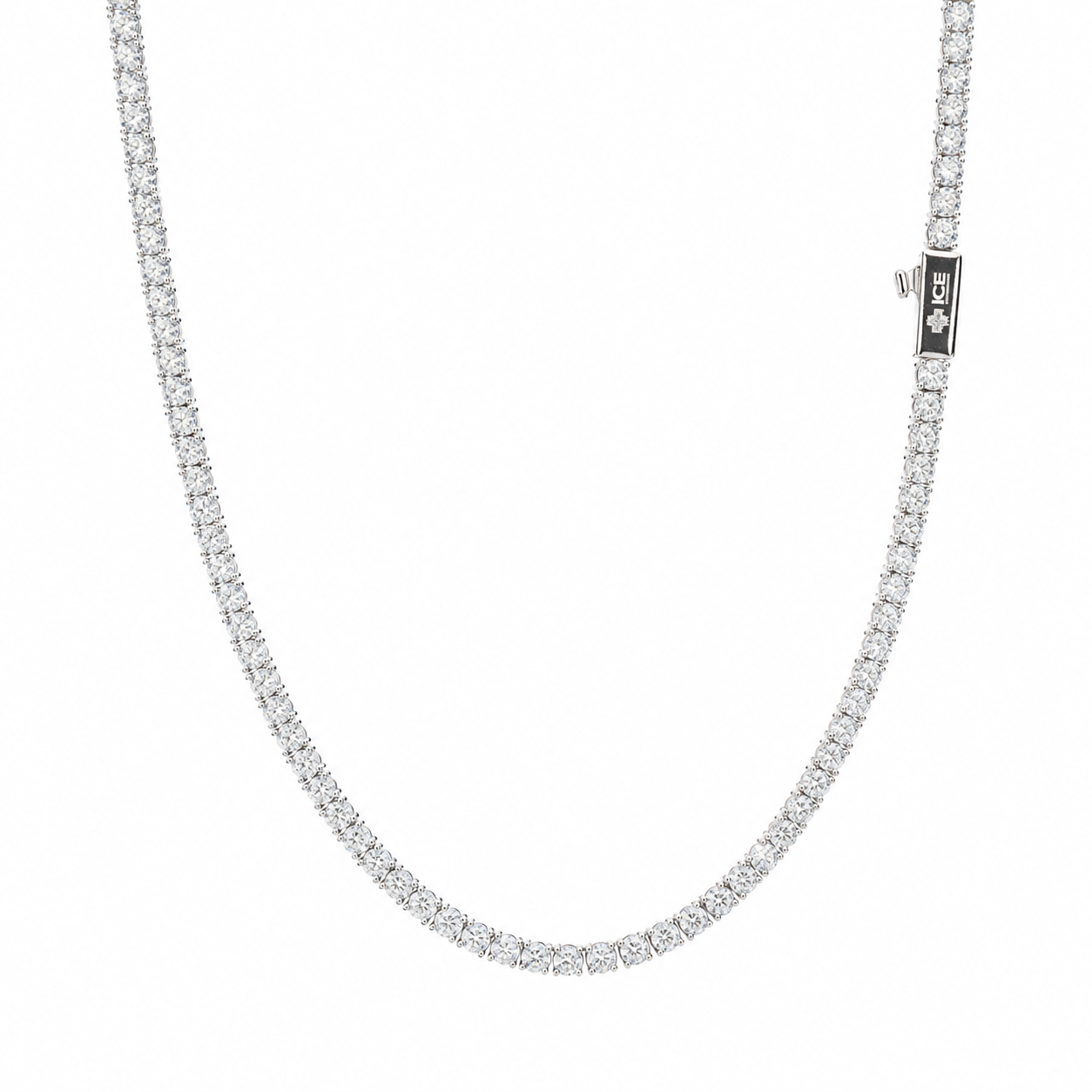 Moissanite VVS Tennis Chain – 3mm – Echtsilber